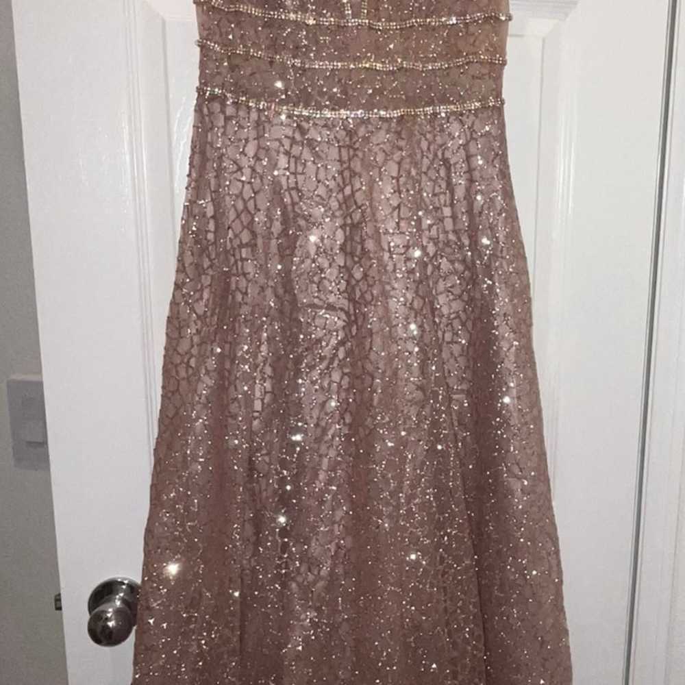 Coral/Light Pink Prom Dress - image 2