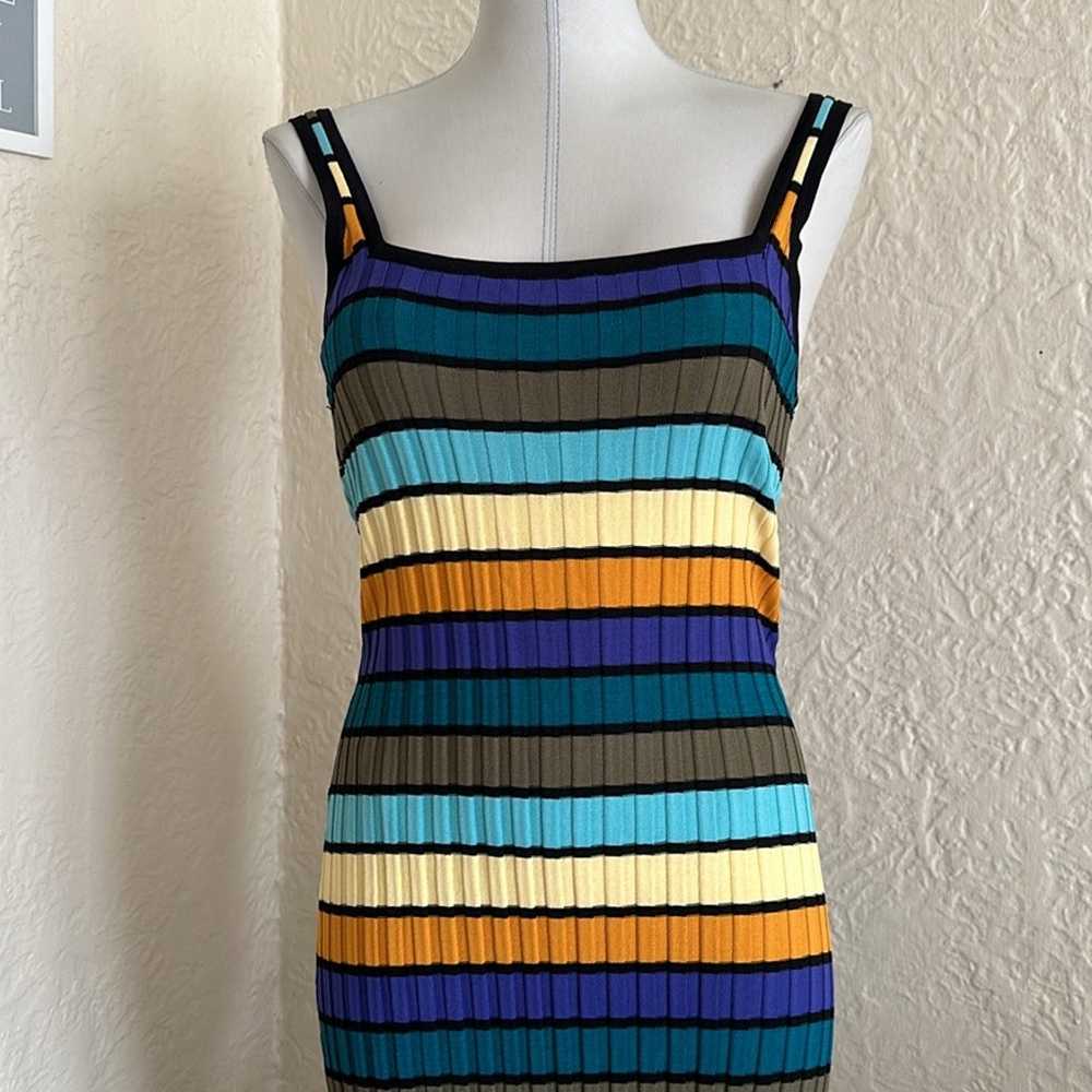 Solid & Striped Revolve Tank Knit Dress Stripe Ri… - image 2