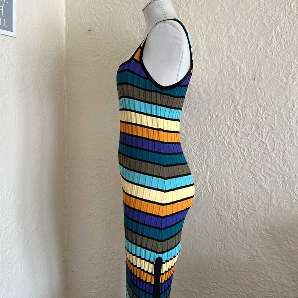 Solid & Striped Revolve Tank Knit Dress Stripe Ri… - image 4