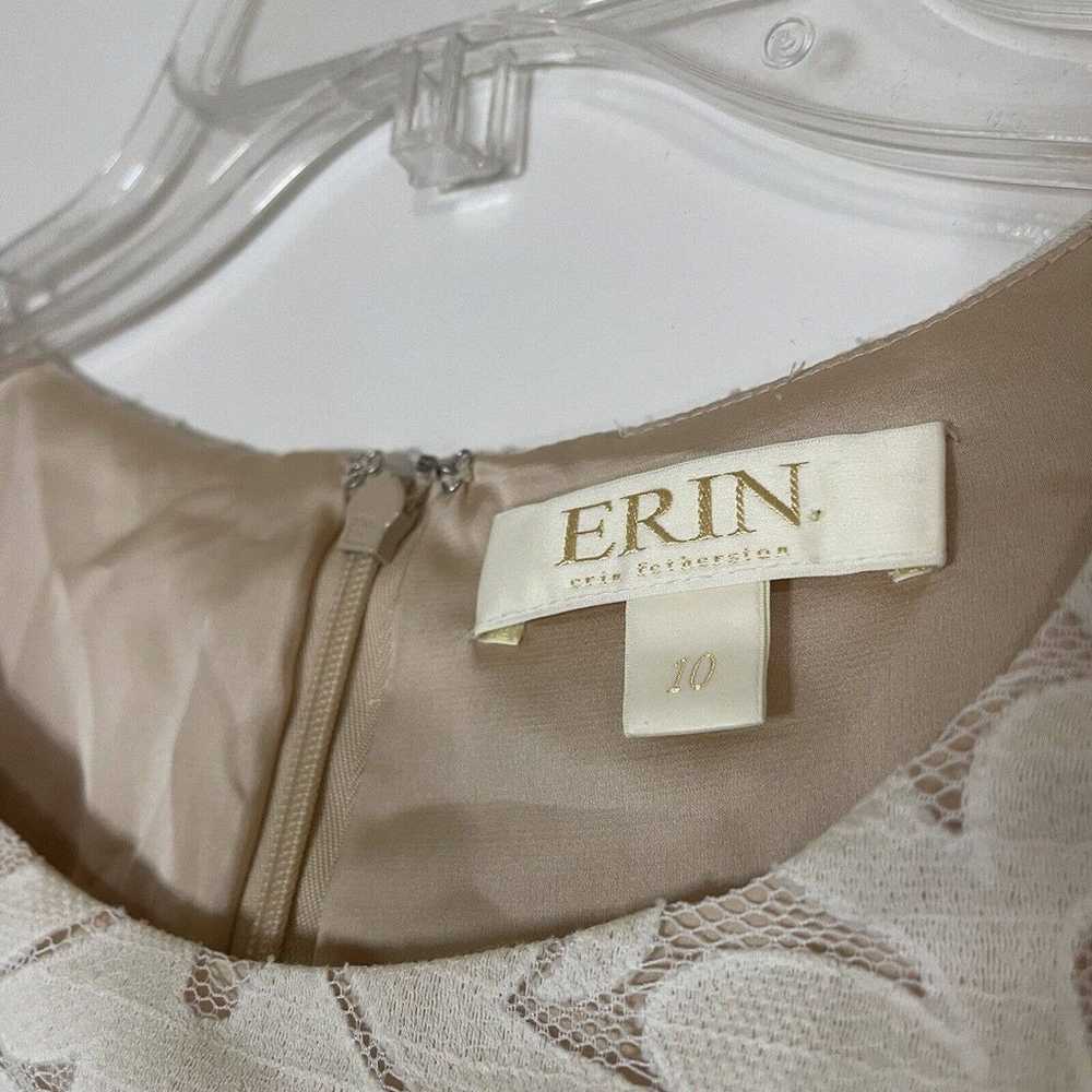 ERIN FETHERSTON ivory lace sleeveless Maxi dress … - image 4