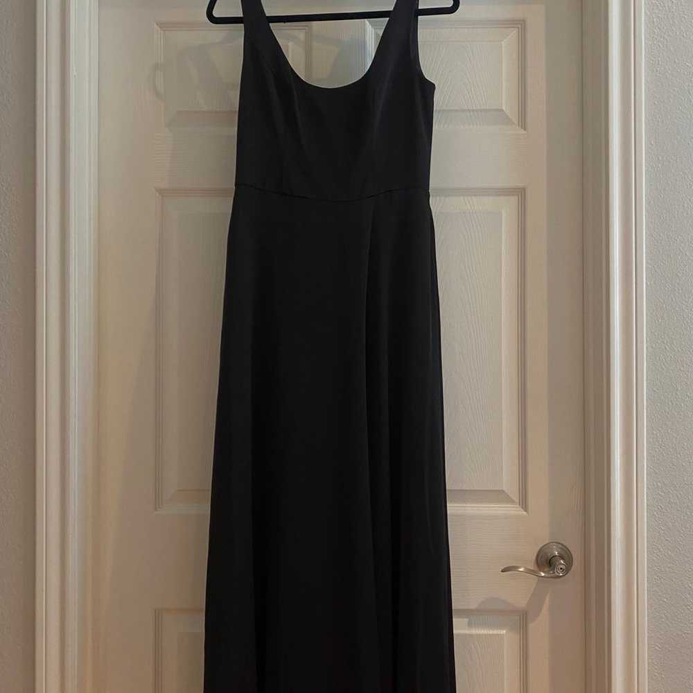 black bridesmaid dress - image 5