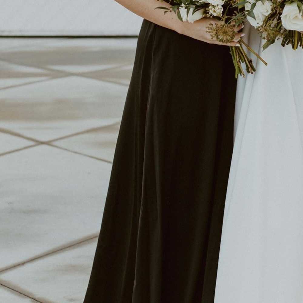 black bridesmaid dress - image 6