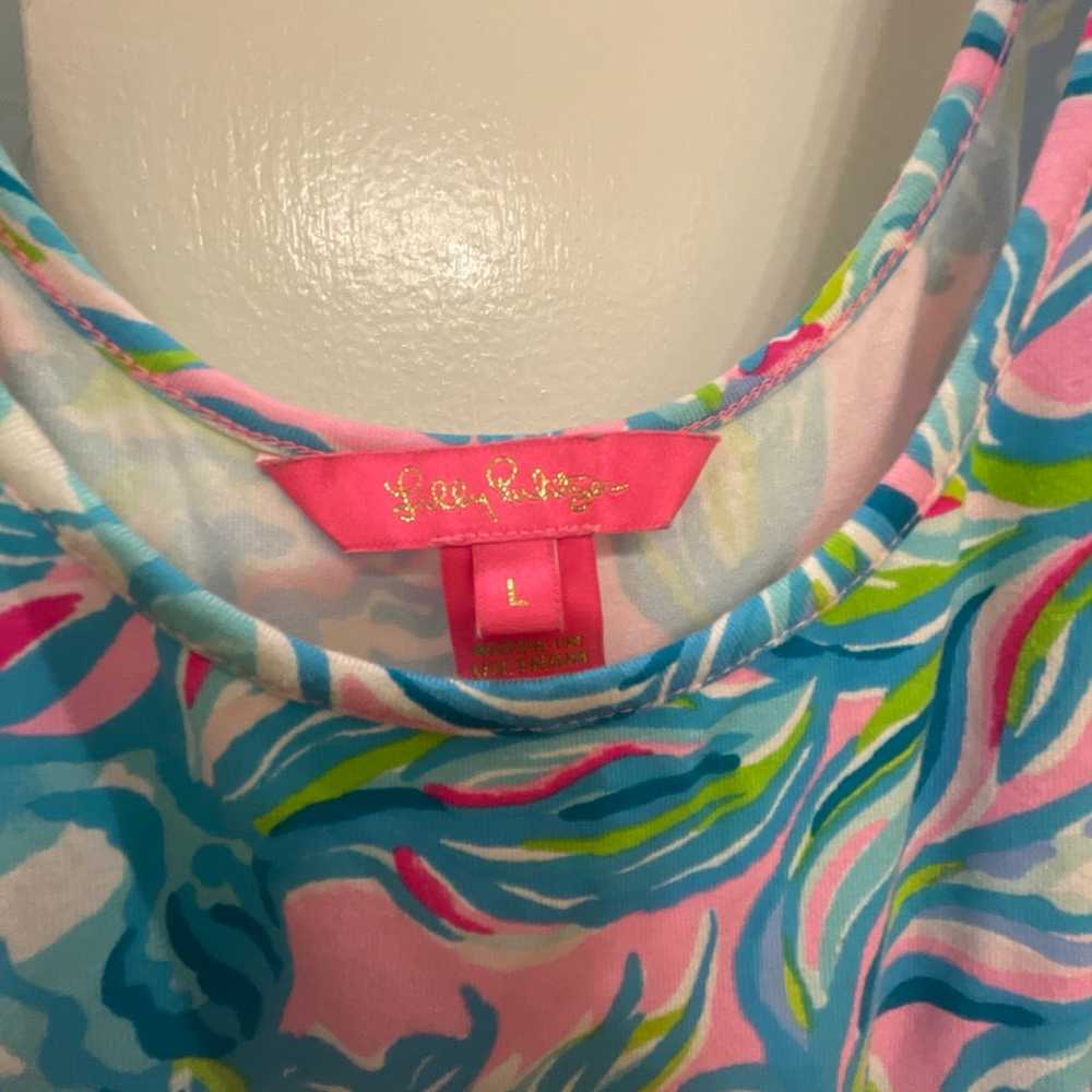 Lilly Pulitzer Jarrett Pelican Pink Off the Scale… - image 2