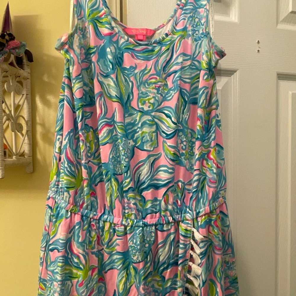 Lilly Pulitzer Jarrett Pelican Pink Off the Scale… - image 3