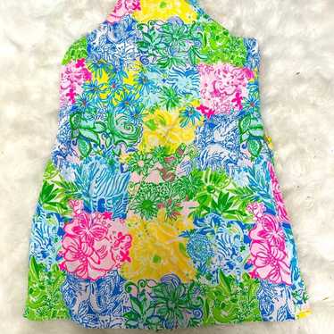 Lilly Pulitzer Pearl Romper in Cheek to Cheek, si… - image 1