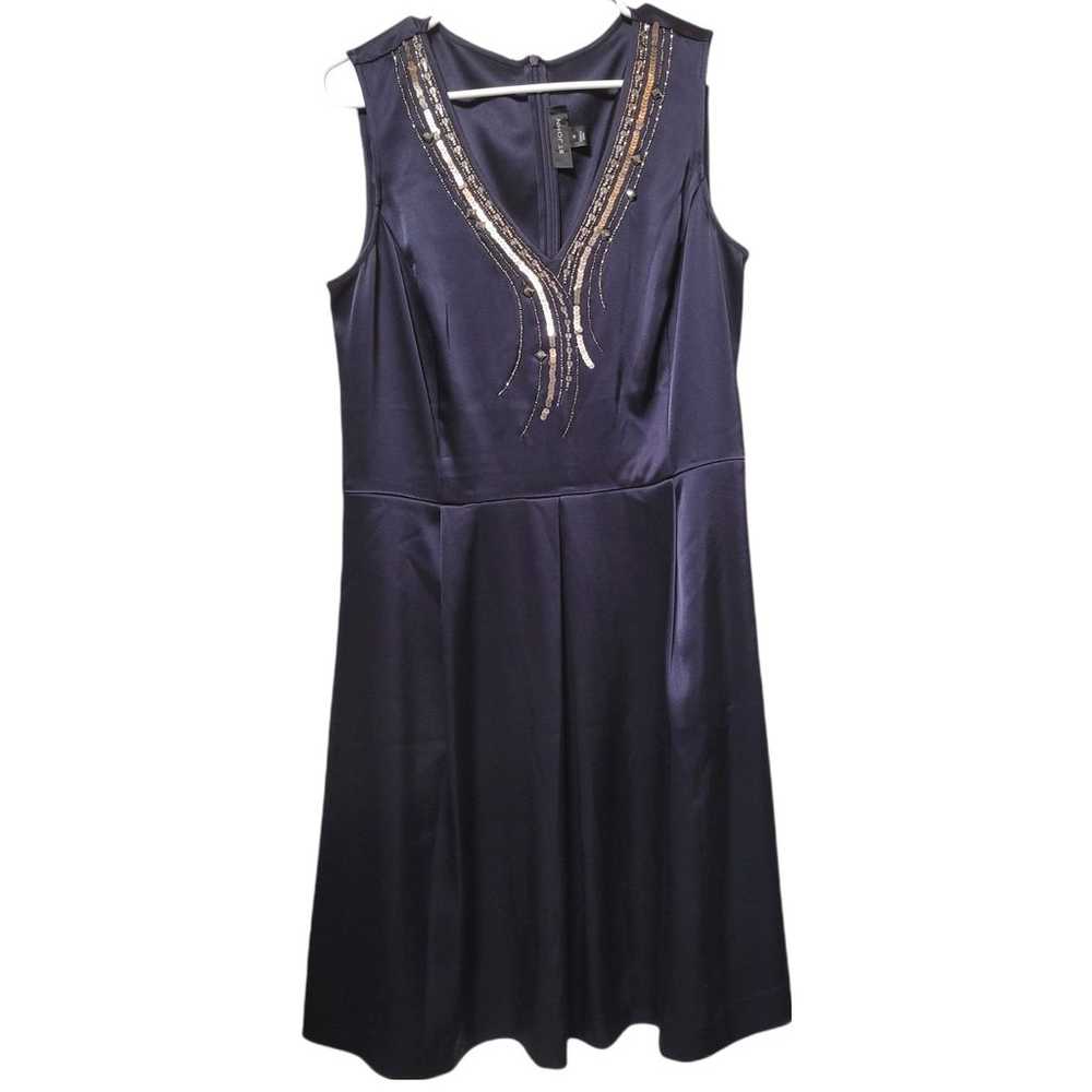 St. John navy blue Dress Size 12 - image 5