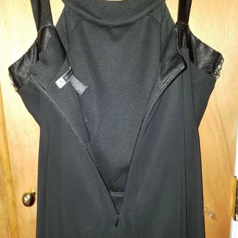 JS Boutique black beaded dress Size 14 Like New - image 5