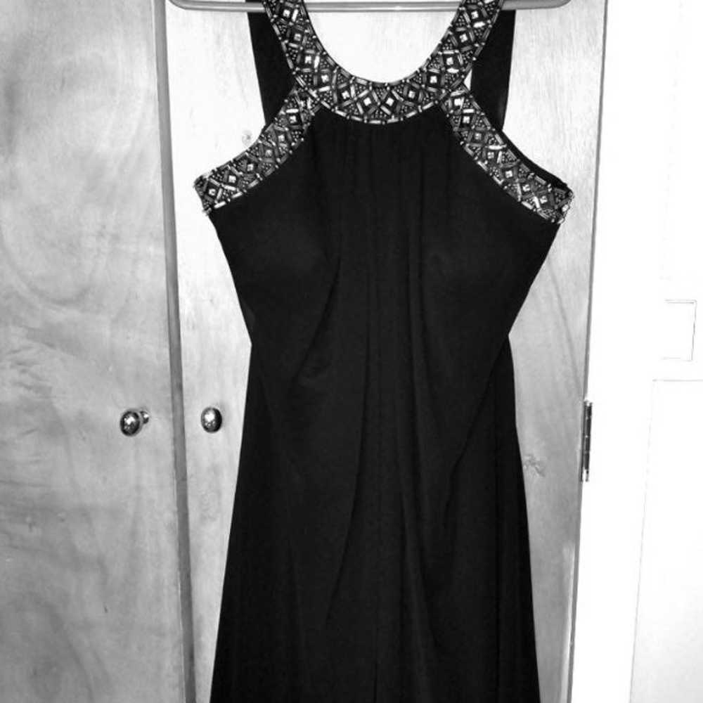 JS Boutique black beaded dress Size 14 Like New - image 8