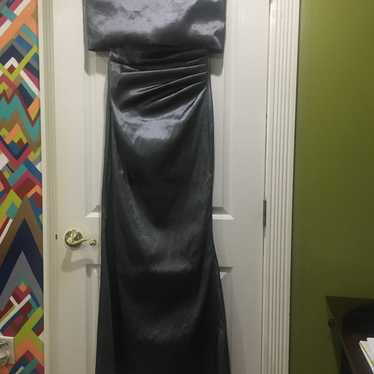 Vince Camuto Formal Grey Gunsmoke Dress - image 1