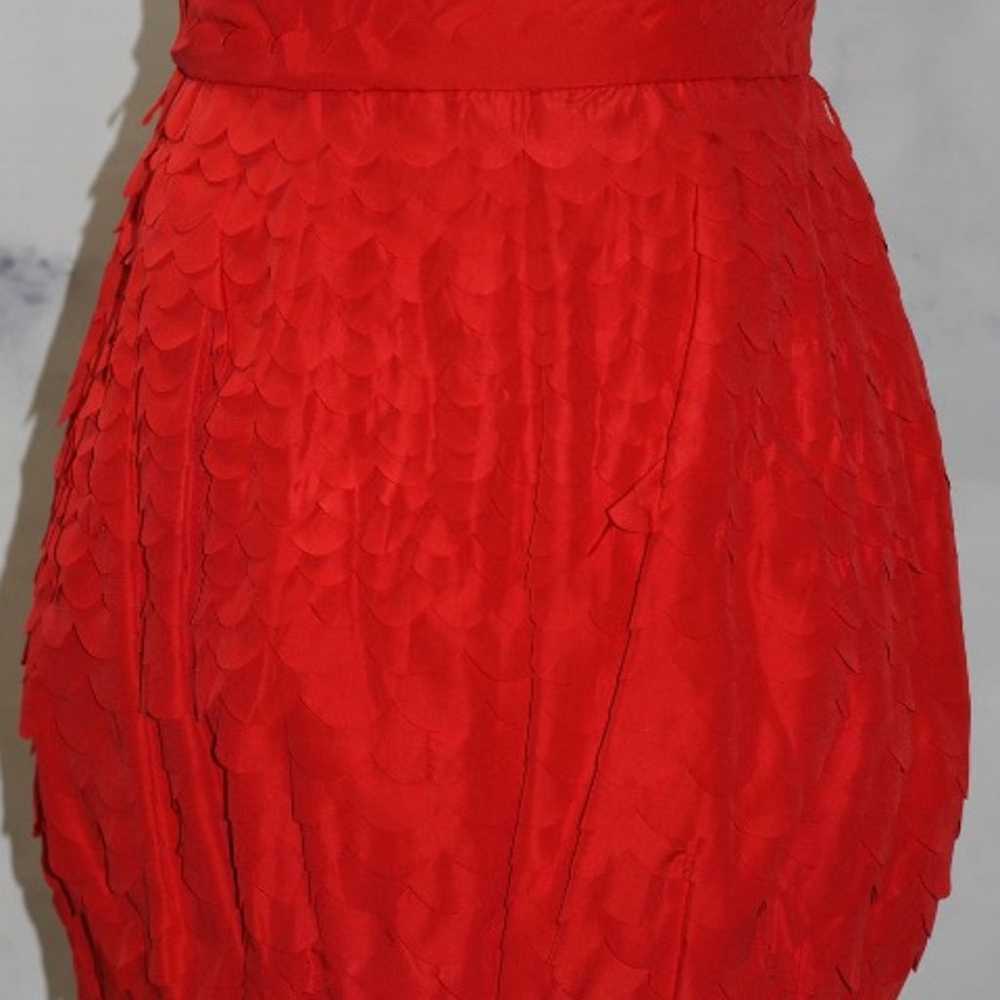 Ark & CO Red Strapless Pouf Dress (L) - image 3