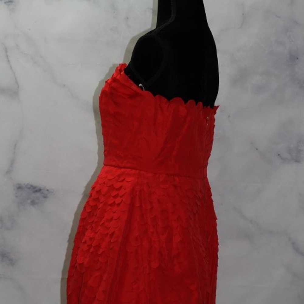 Ark & CO Red Strapless Pouf Dress (L) - image 4
