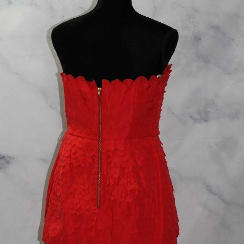 Ark & CO Red Strapless Pouf Dress (L) - image 5