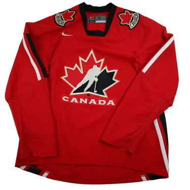 Nike × Vintage Vintage Nike Canada Olympic IIHL H… - image 1