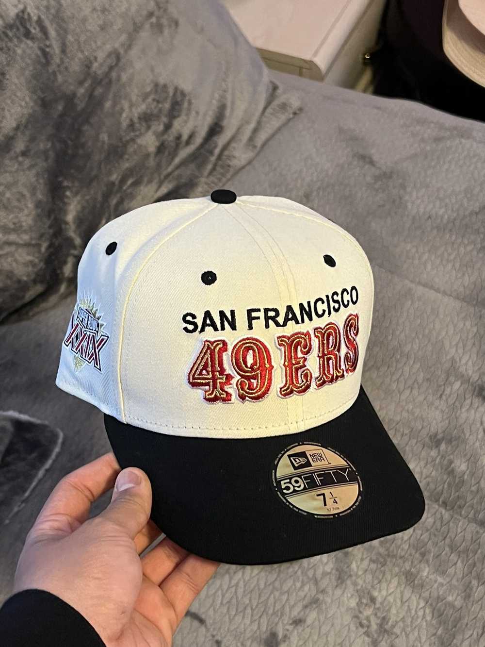 New Era San Francisco 49ers Script Hat - image 1