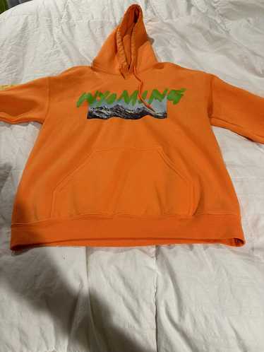 Kanye cheap orange hoodie