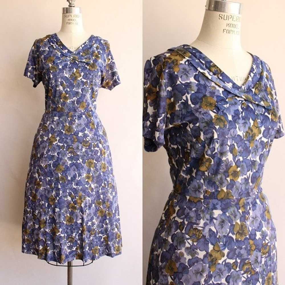 Vintage 1940s 1950s Dress /Classic Lady By Consta… - image 1