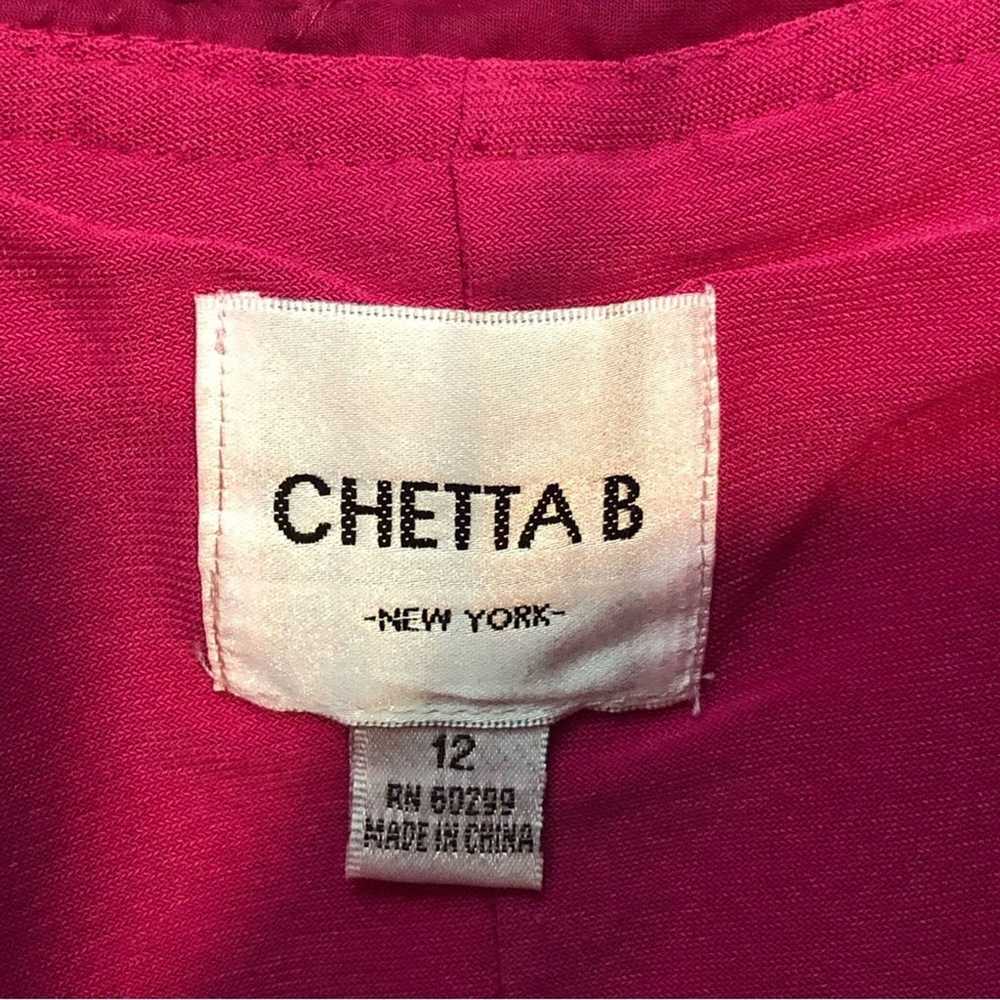 Chetta B Hot Pink Scalloped Gown - image 3