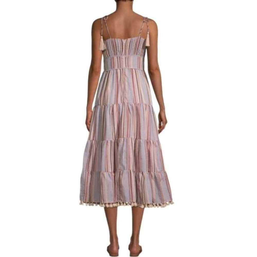 Allison NY Stripe Tie-shoulder Tiered Dress In Li… - image 3