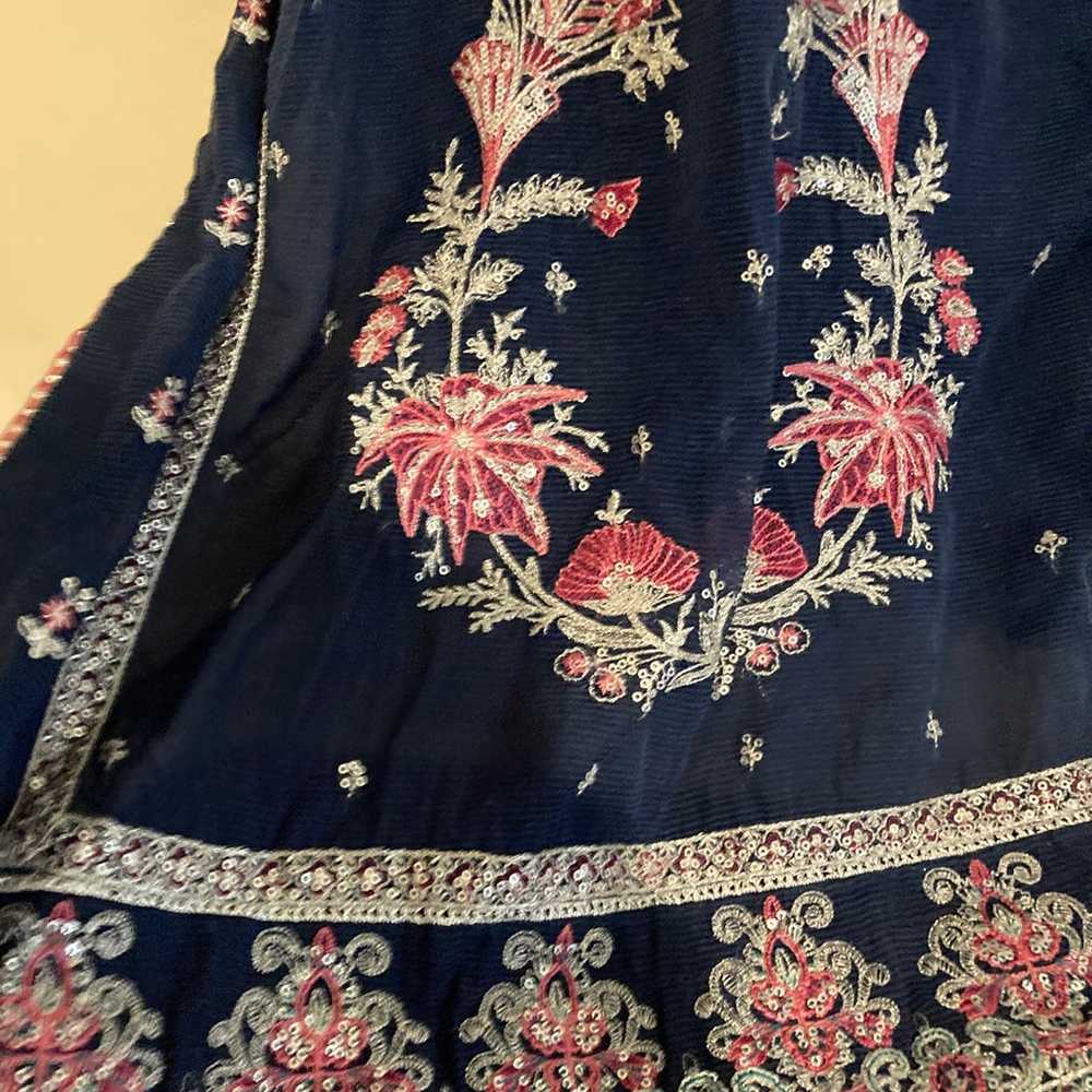 Pakistani embroidered dress - image 3