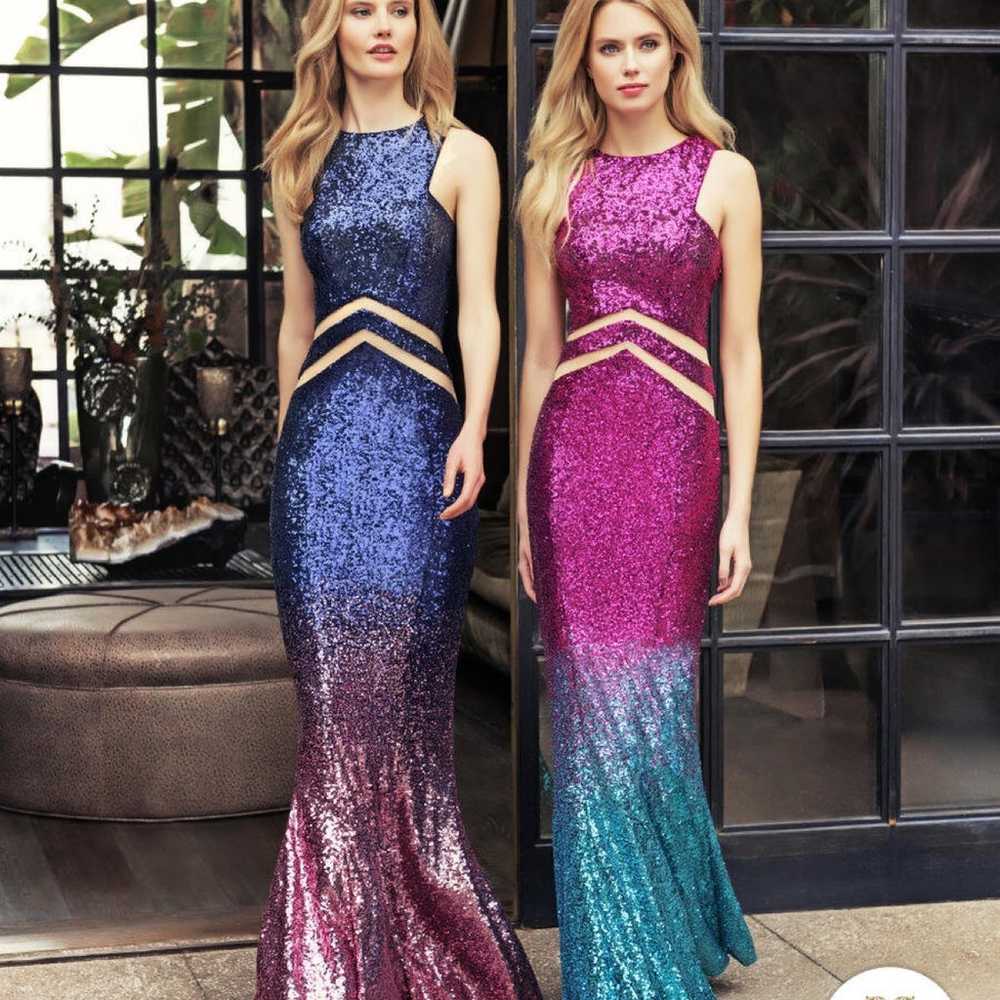 Val Stefani all sequin mermaid Dress. - image 7