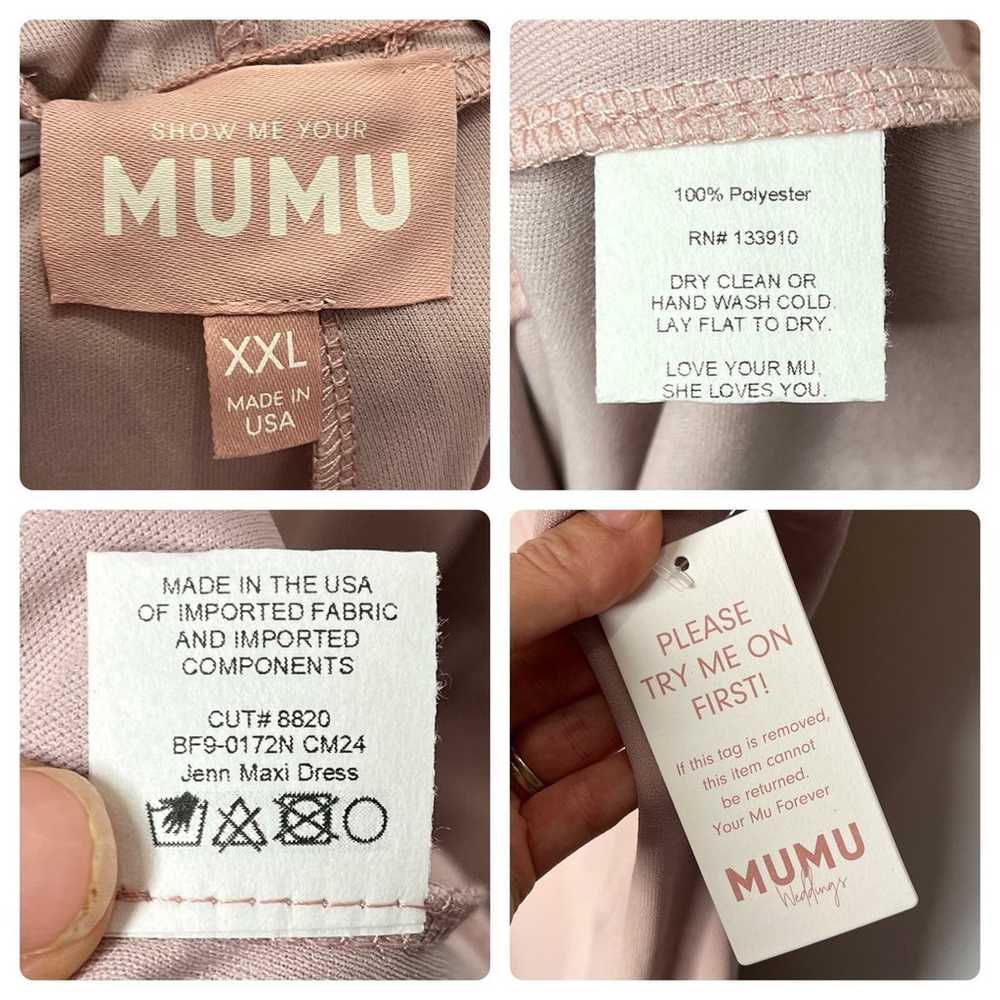 Show Me Your MuMu Jenn Maxi Dress in Neutral Mauv… - image 12