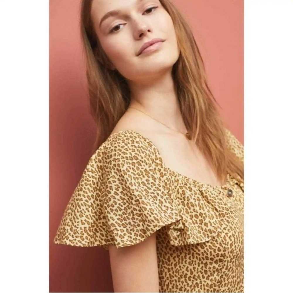 Anthropologie Bolano Animal Leopard Print Dress P… - image 4