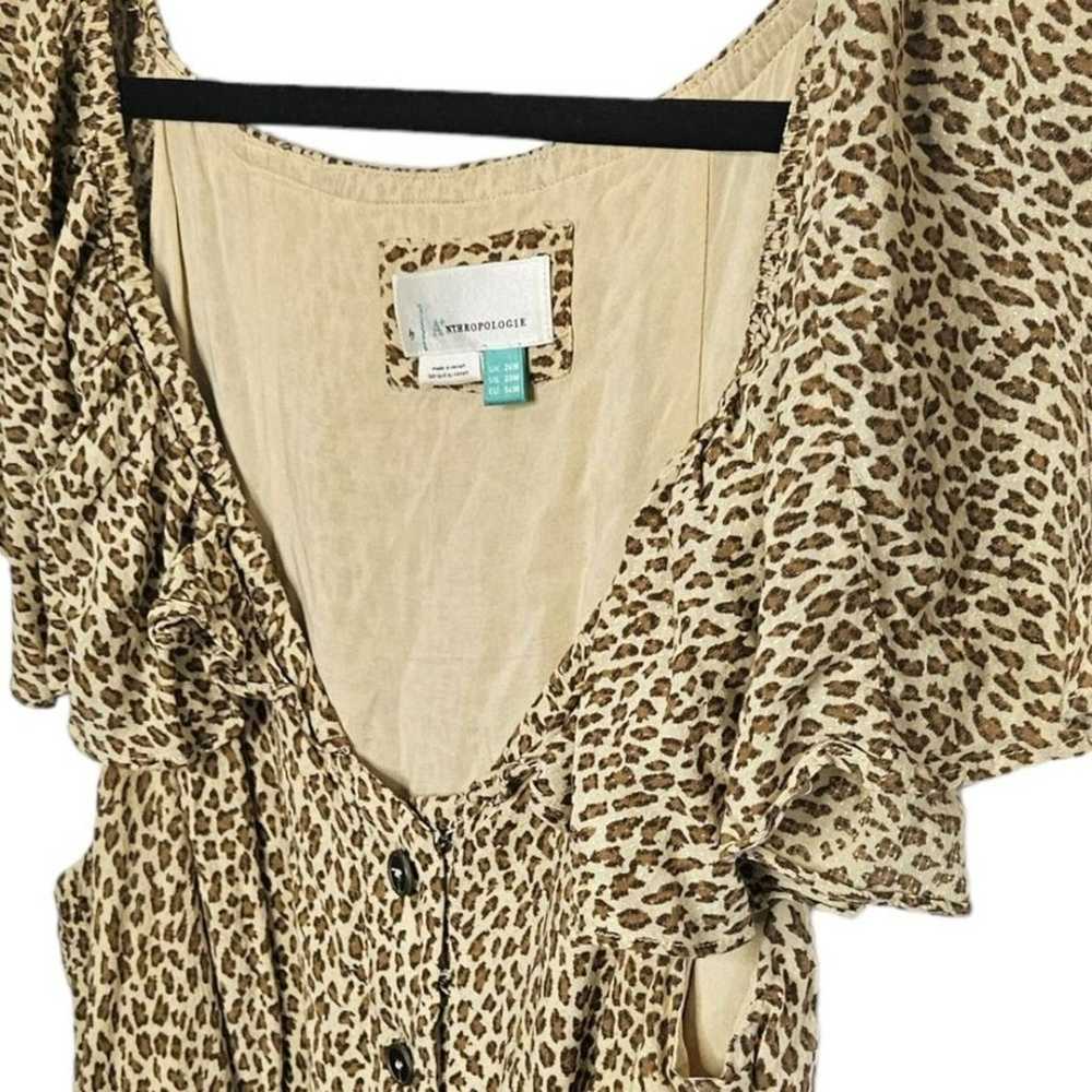 Anthropologie Bolano Animal Leopard Print Dress P… - image 6