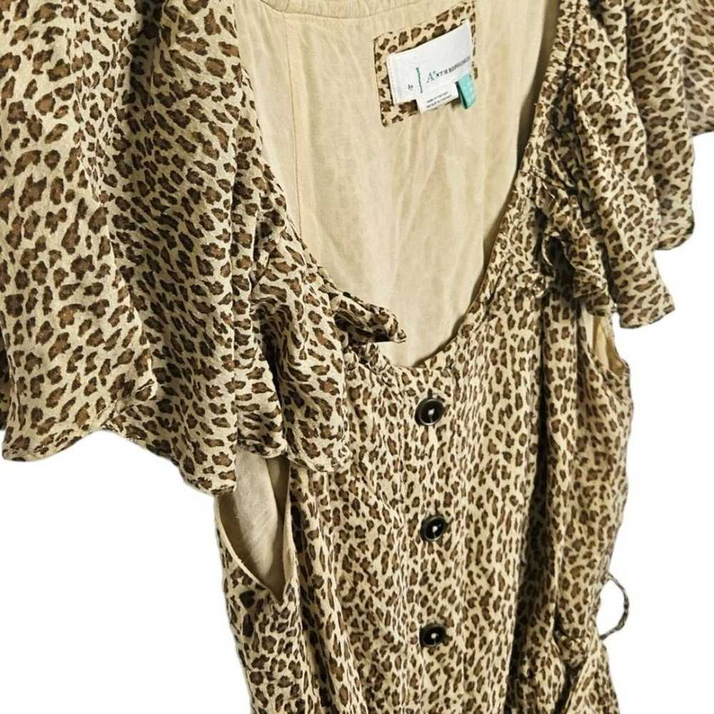 Anthropologie Bolano Animal Leopard Print Dress P… - image 7