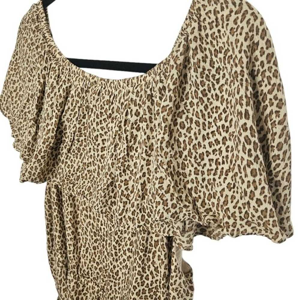 Anthropologie Bolano Animal Leopard Print Dress P… - image 8