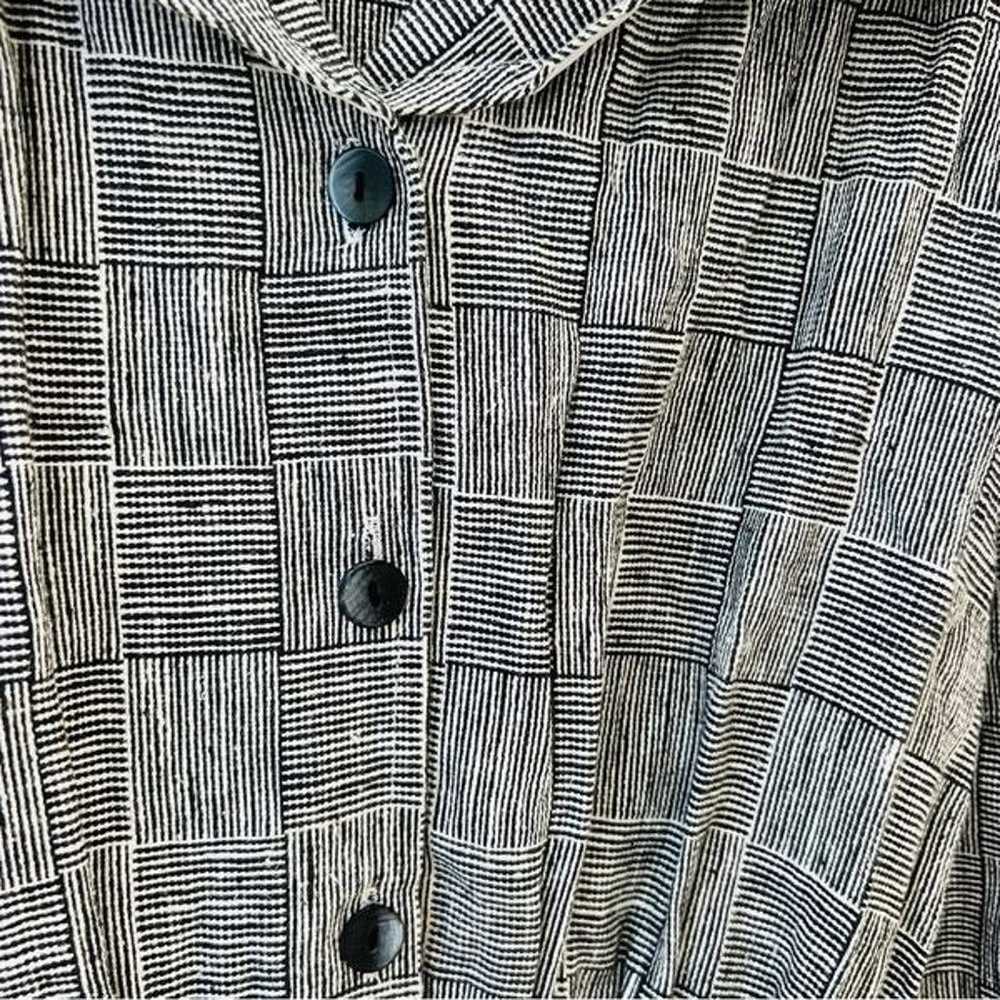 Vintage Licorice shirt dress belted fit & flare b… - image 4