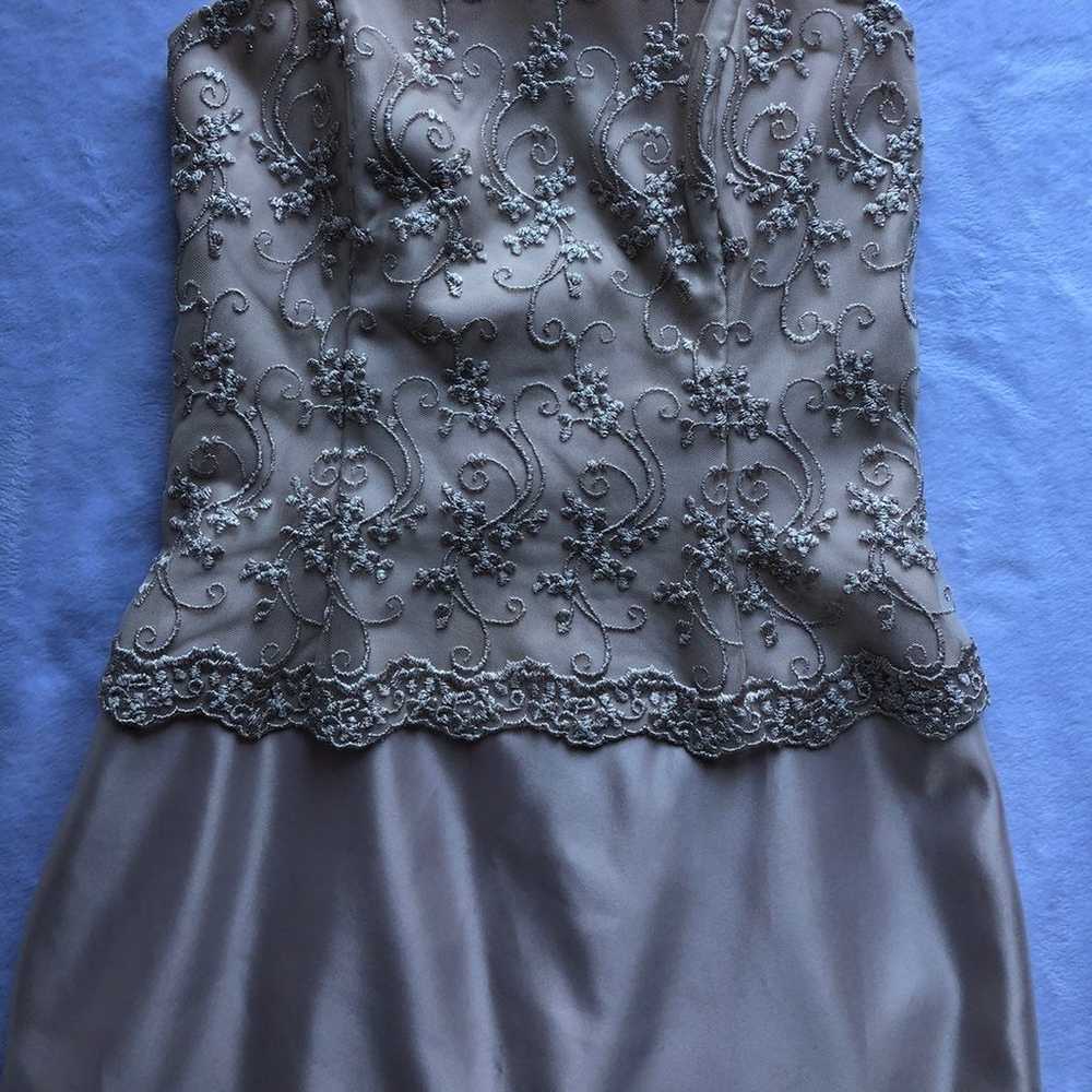 Vintage Jessica McClintock Sleeveless Bridal Dress - image 3