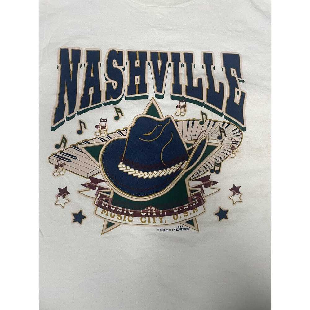 Vintage Vintage Nashville Music City Shirt Single… - image 2