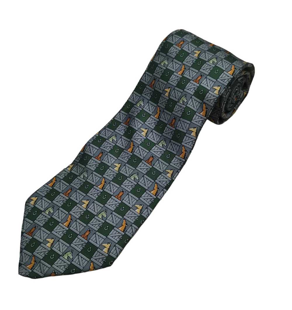 Hermes Hermes Silk Tie 7930 MA - image 1