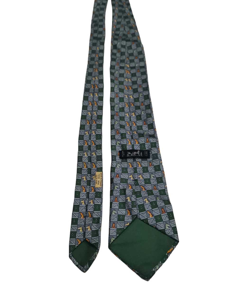 Hermes Hermes Silk Tie 7930 MA - image 3