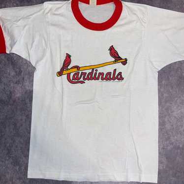 Screen Stars 1985 St. Louis Cardinals Ring T-Shirt - image 1