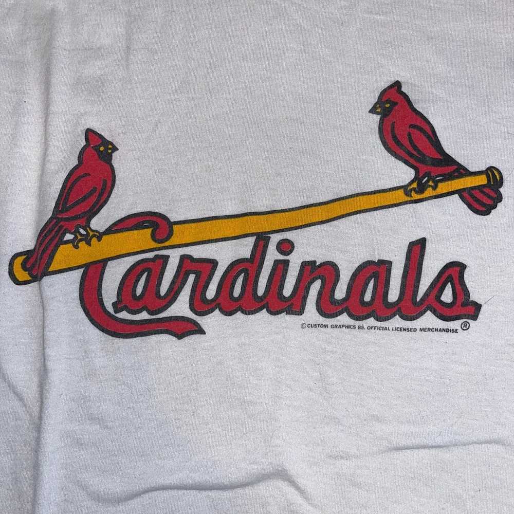 Screen Stars 1985 St. Louis Cardinals Ring T-Shirt - image 2