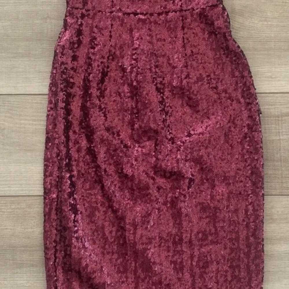 NWOT Dress the Population Sloane Sequin Midi Dres… - image 7