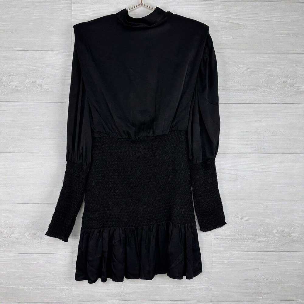 Farm Rio Heart Neckline Mini Dress Size XS Black … - image 6