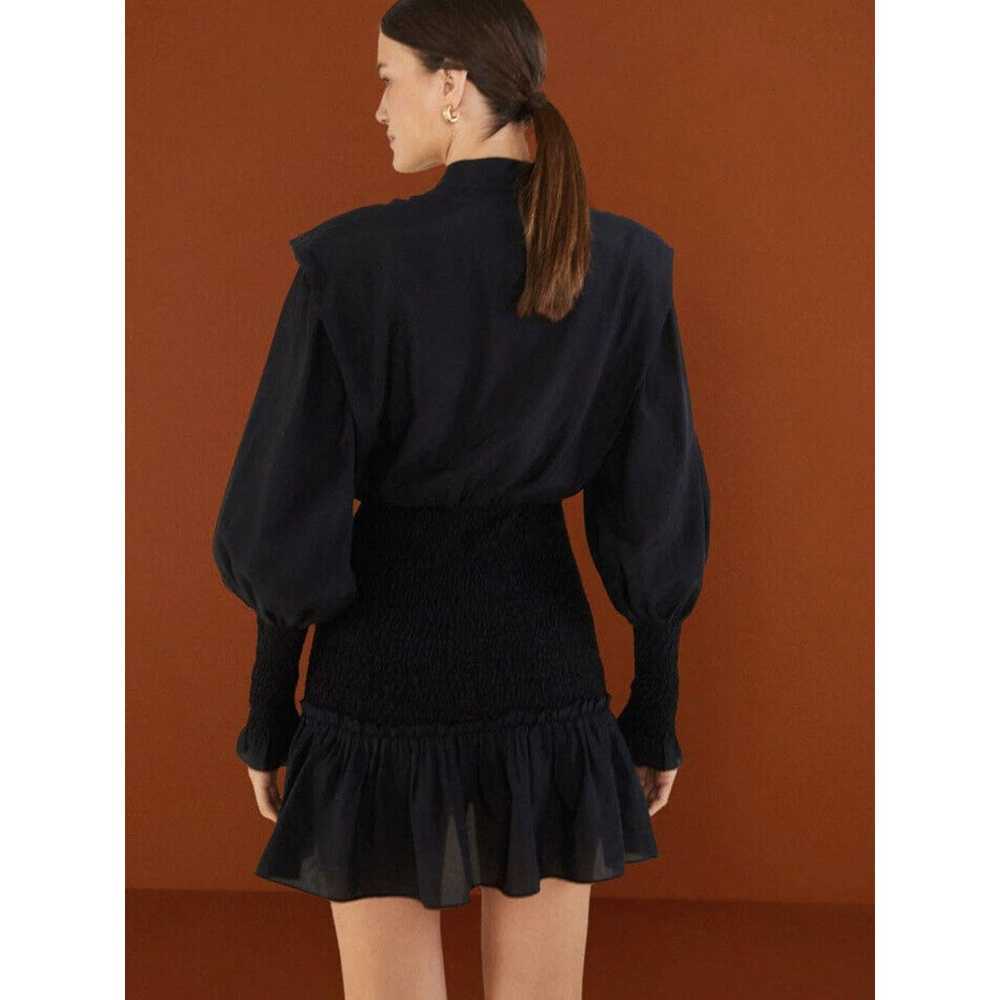 Farm Rio Heart Neckline Mini Dress Size XS Black … - image 7