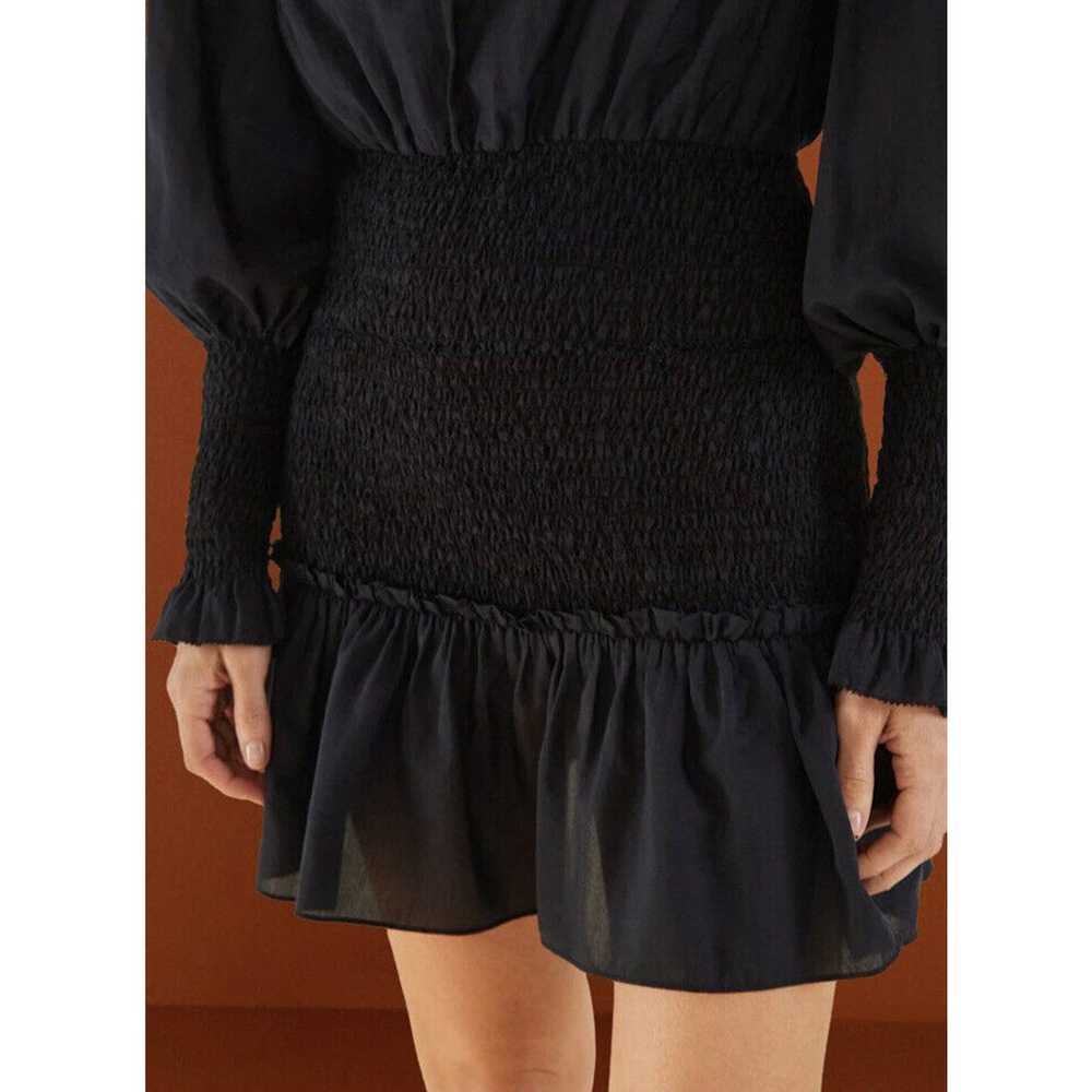 Farm Rio Heart Neckline Mini Dress Size XS Black … - image 9