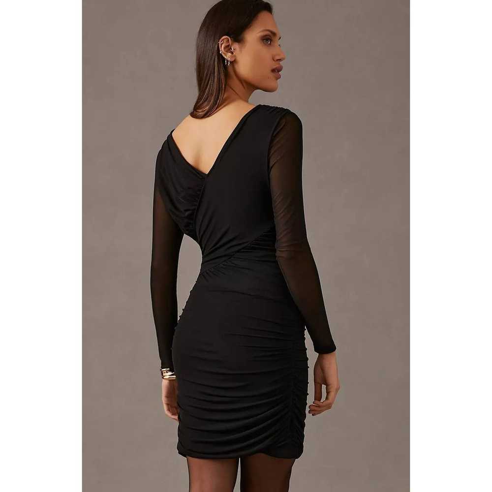 New By Anthropologie Sheer-Sleeve Mini Dress $140… - image 3