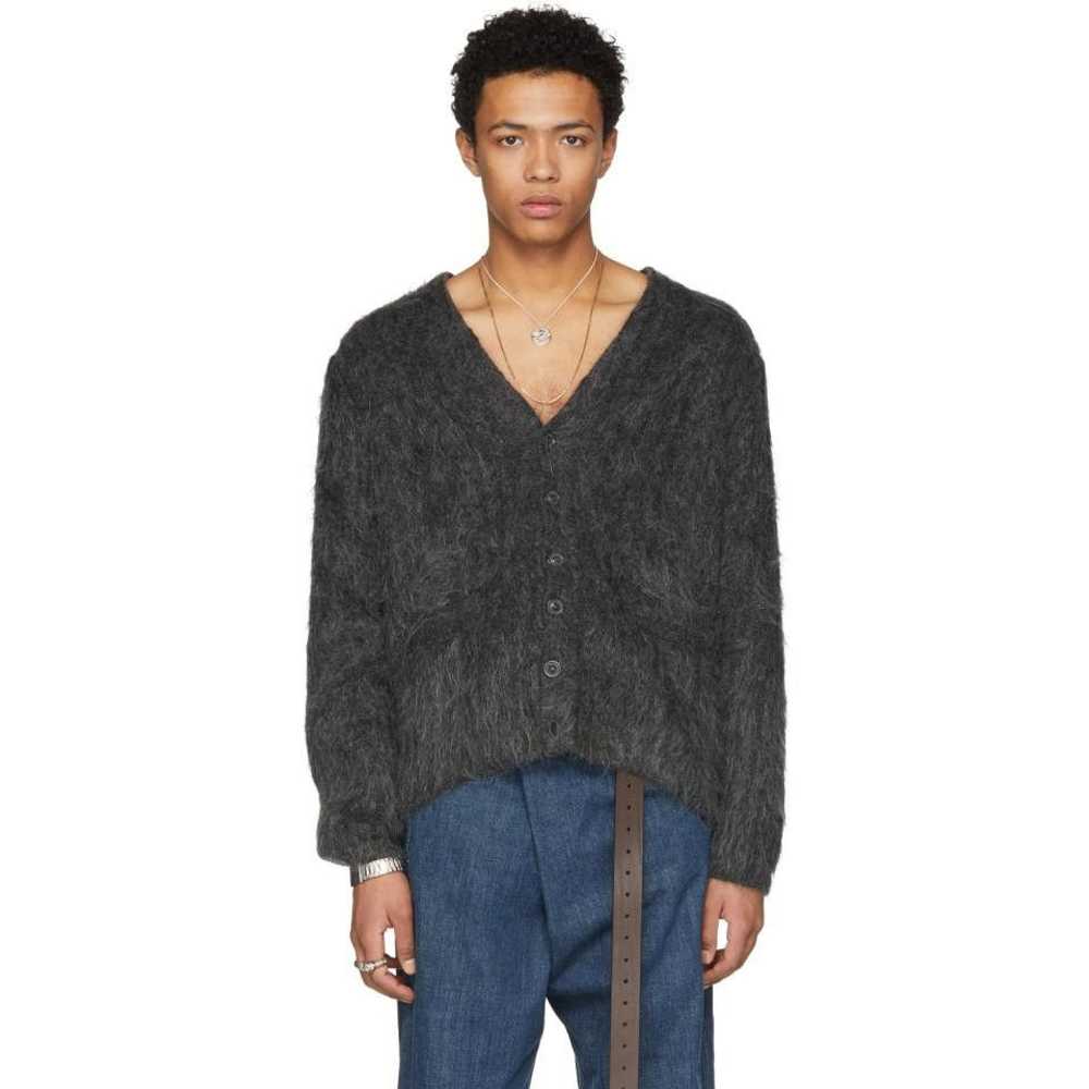 Maison Margiela Maison Margiela Grey Mohair Cardi… - image 2