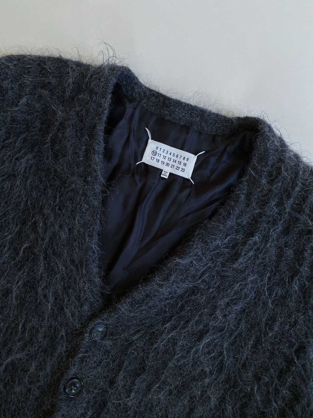 Maison Margiela Maison Margiela Grey Mohair Cardi… - image 3