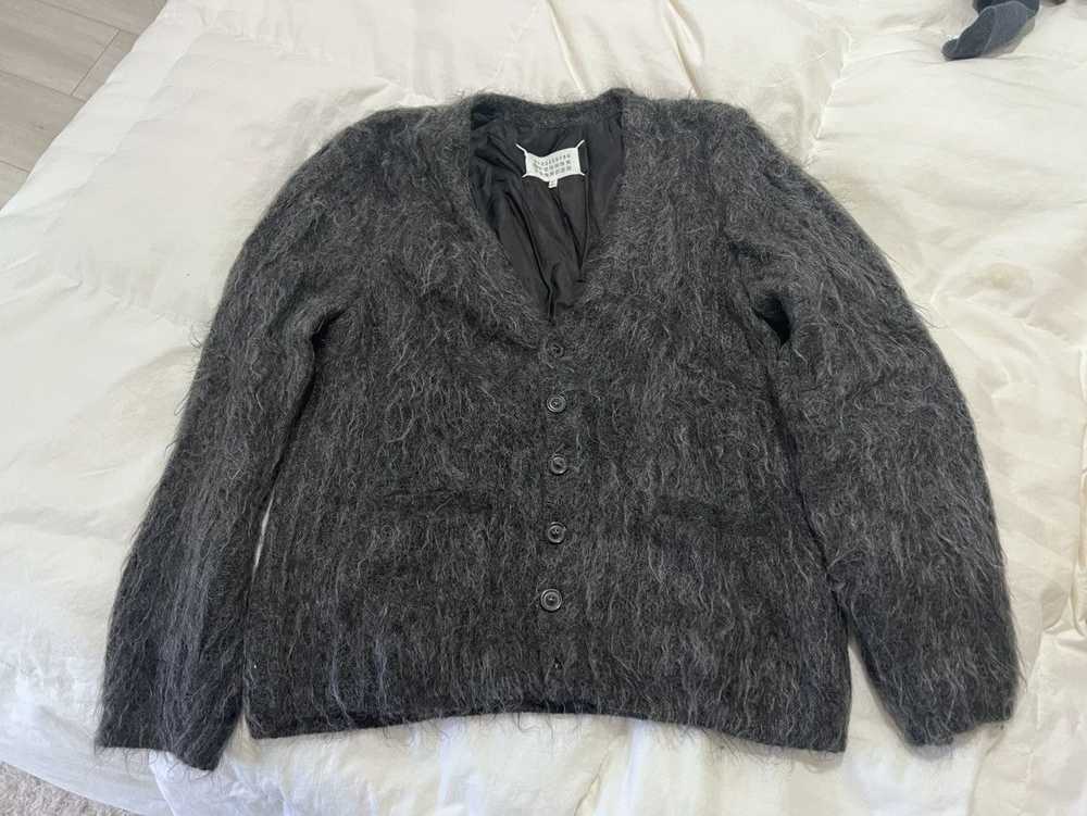 Maison Margiela Maison Margiela Grey Mohair Cardi… - image 6