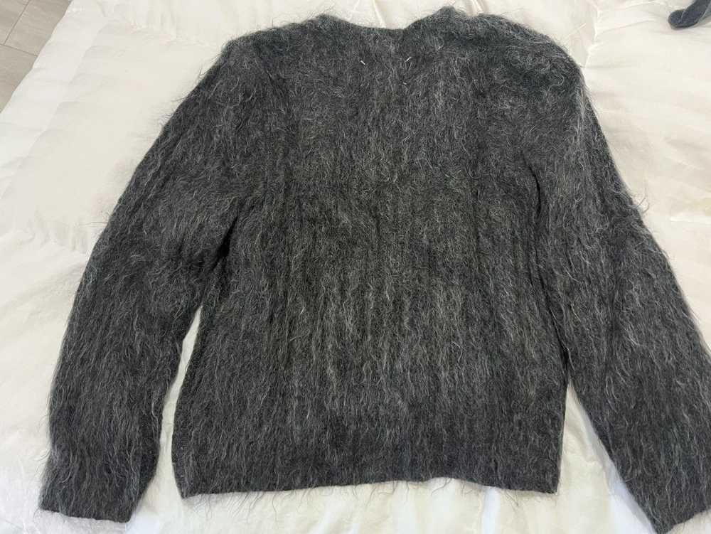 Maison Margiela Maison Margiela Grey Mohair Cardi… - image 7