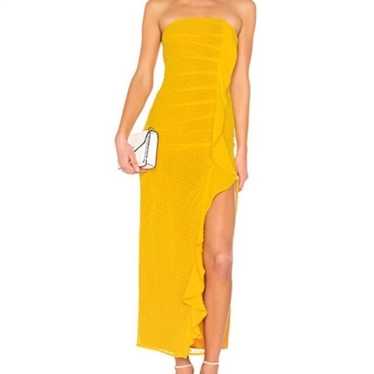 Revolve Majorelle Diana Yellow dress