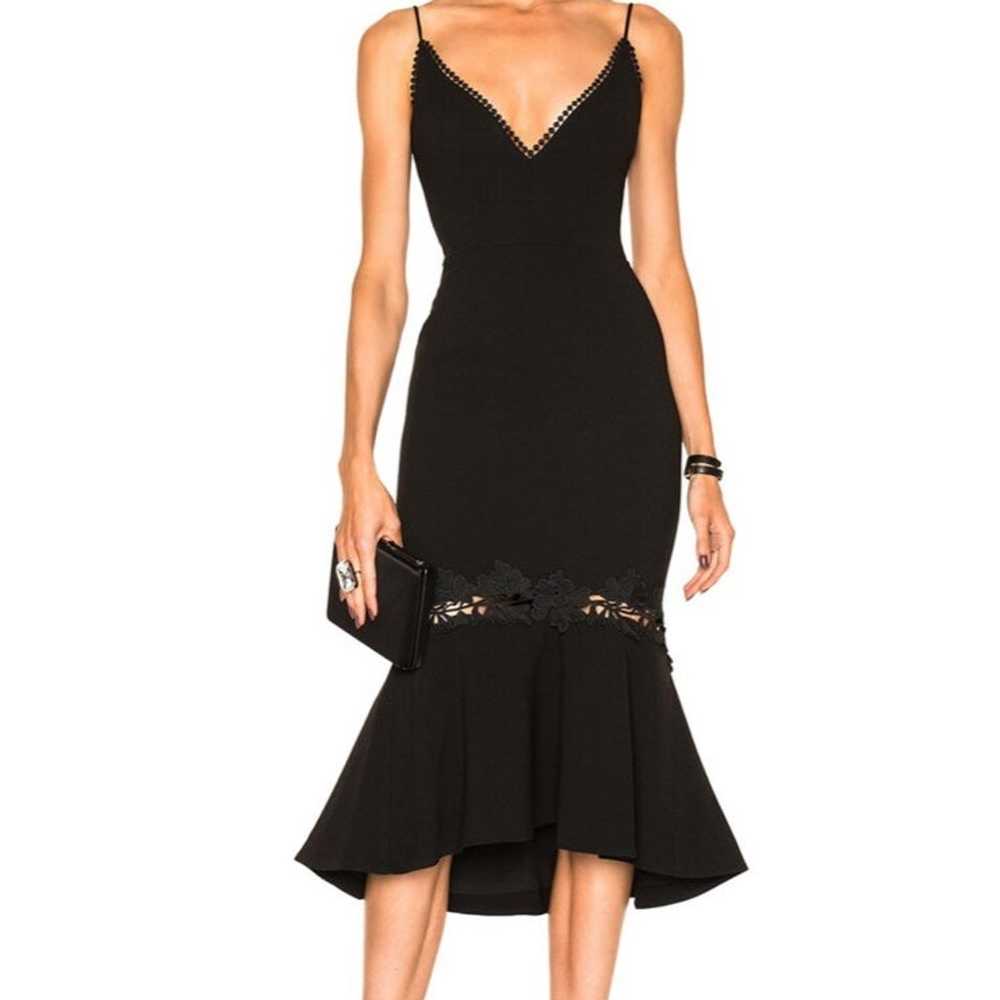 Nicholas Crepe Fitted Panel Dress - image 1
