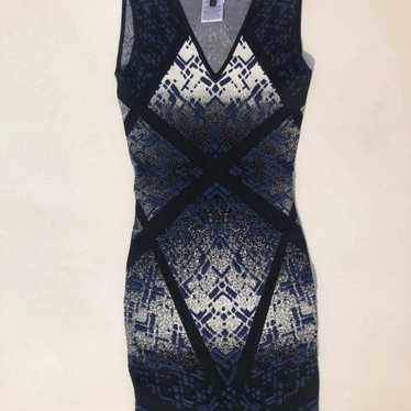 Gari Gradient Geometric Jacquard Dress - image 1