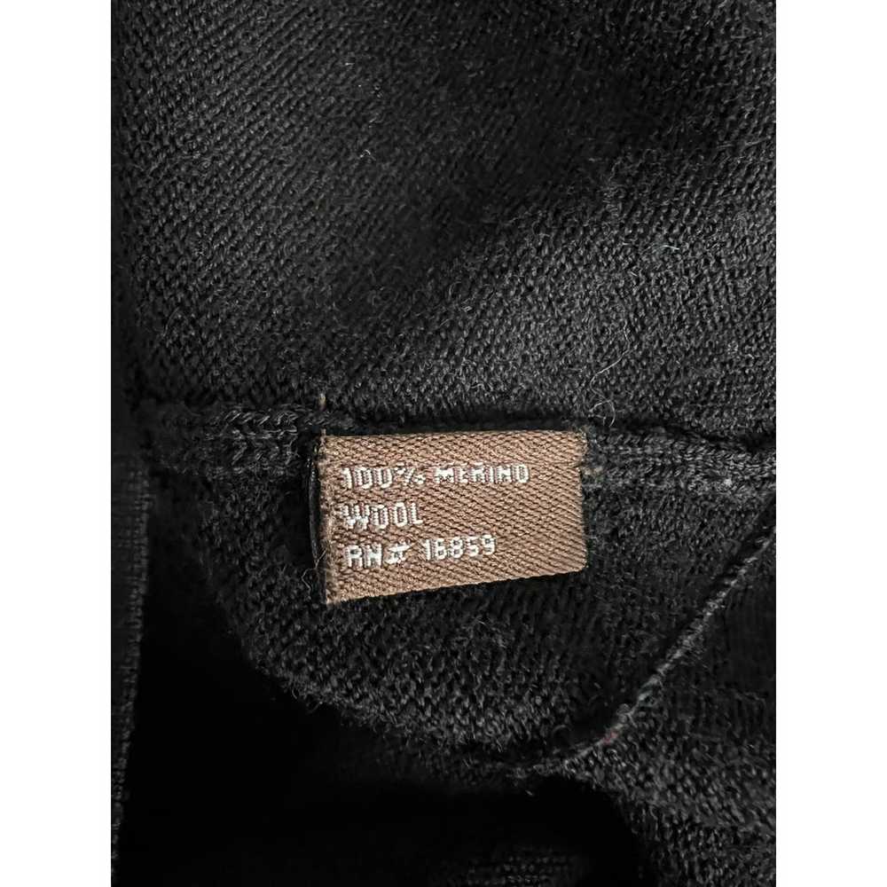 J. McLaughlin Black 100% Merino Wool Sweater Dres… - image 5