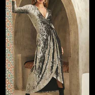 Bcbg velvet dress Gem